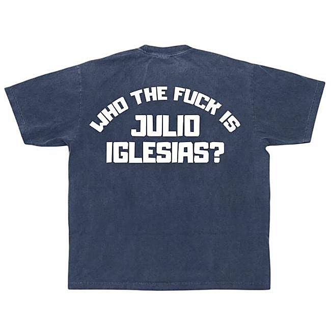 Camiseta de Julio Iglesias de Canallita, 39 euros.