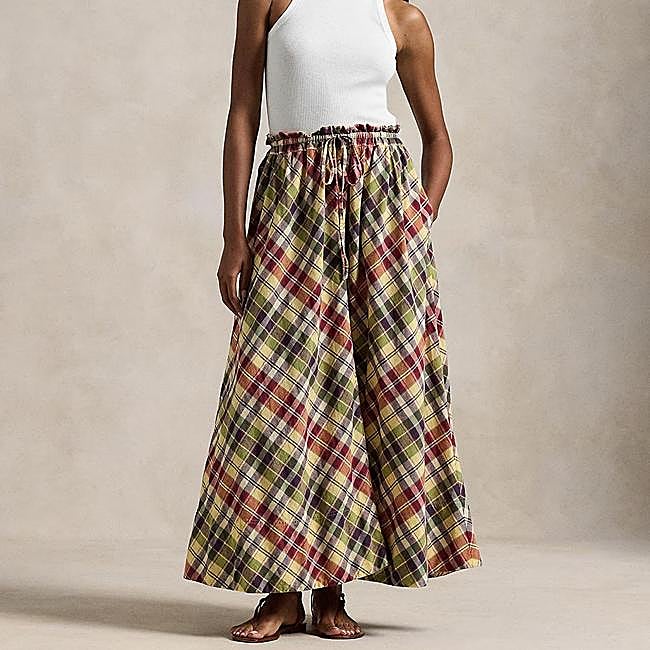 Falda de cuadros de Ralph Lauren, 174,50 euros.