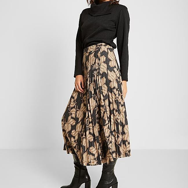 Falda estampada de Trucco, 39,99 euros.