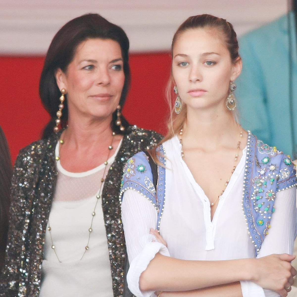 Carolina de Mónaco y Beatrice Borromeo, en una imagen de 2010.