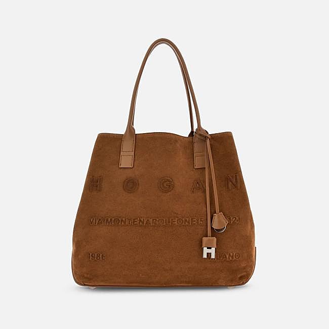 Bolso Shopping Hogan Script Medinao, 690 euros.