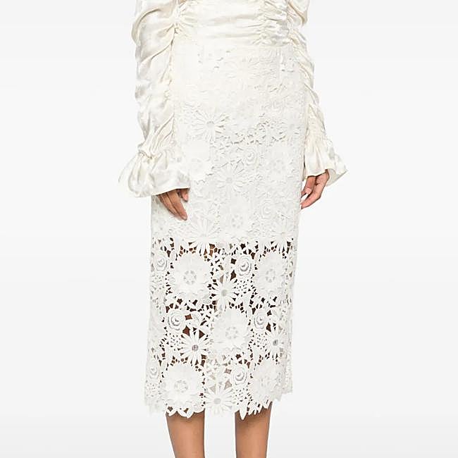 Falda de flores de Rotate Birger Christensen, 267 euros.