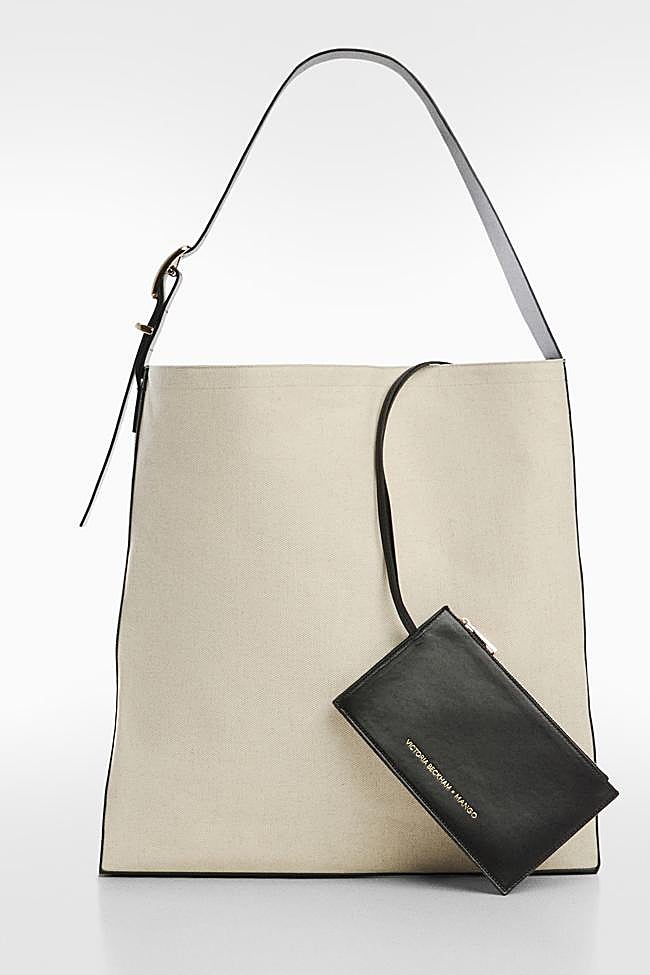 Bolso maxi a contraste (69,99 euros)