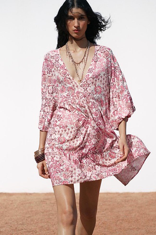 Vestido estampado de Zara (29,99 euros)