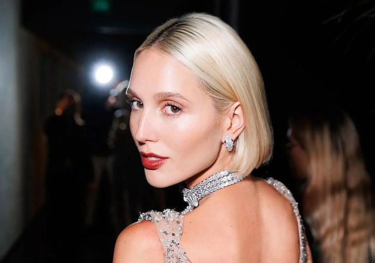 La princesa Olympia, protagonista durante el bautizo.