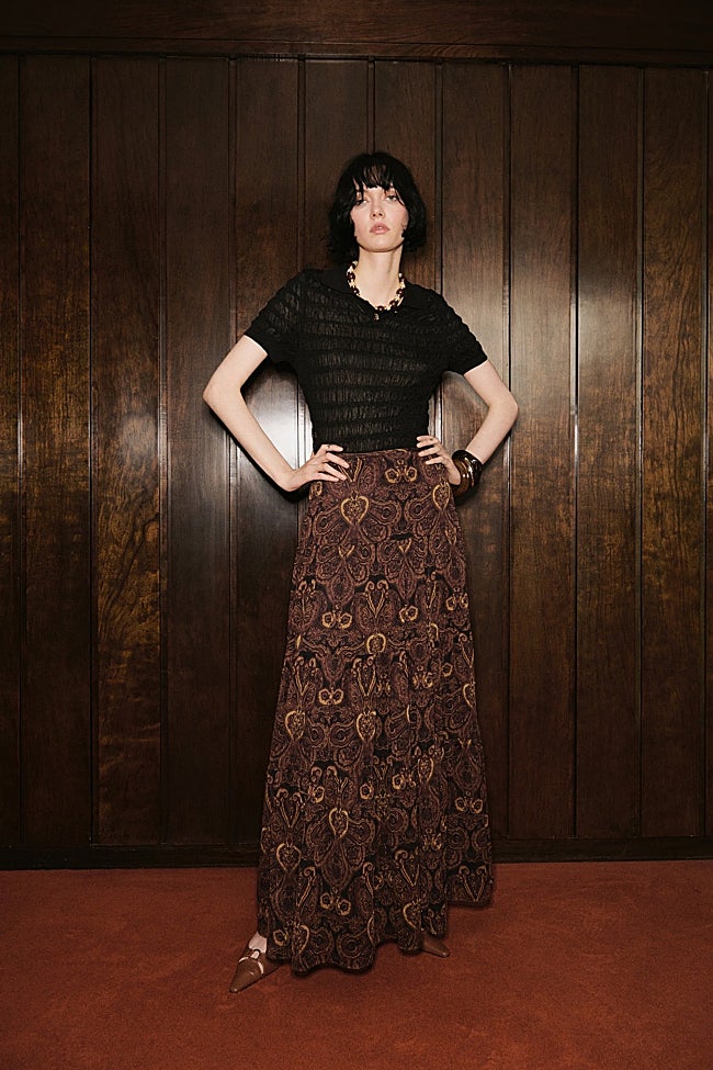 Falda estampada de Mango (35,99 euros)