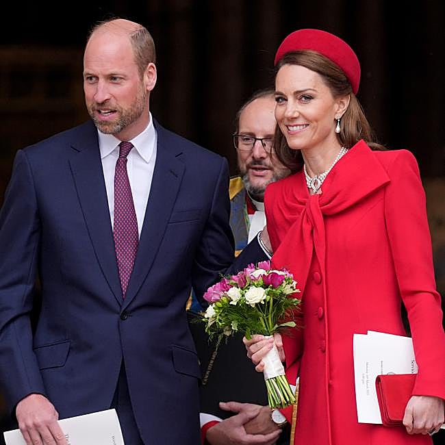 Los príncipes de Gales en la celebración del Día de la Commonwealth, en 2025.