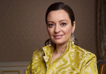 La mujer de Jorge Romanov, en un retrato reciente.