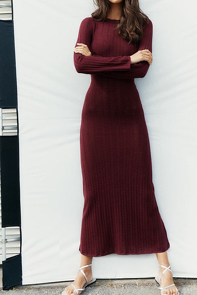 Vestido de punto de H&M (34,99 euros)