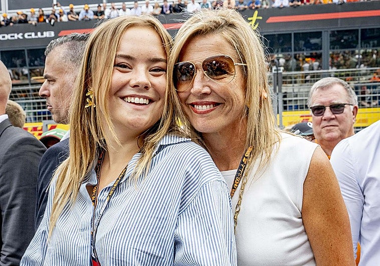La princesa Ariane y la reina Máxima en la F1.