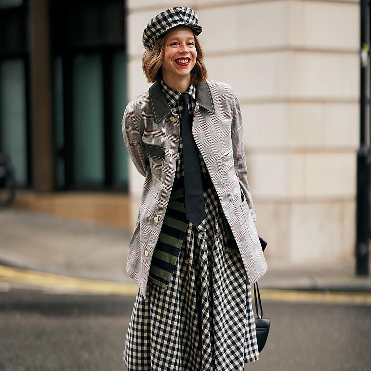 Las faldas de cuadros se llevan.