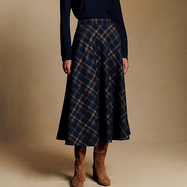 Falda Orlane de Sézane, 145 euros.