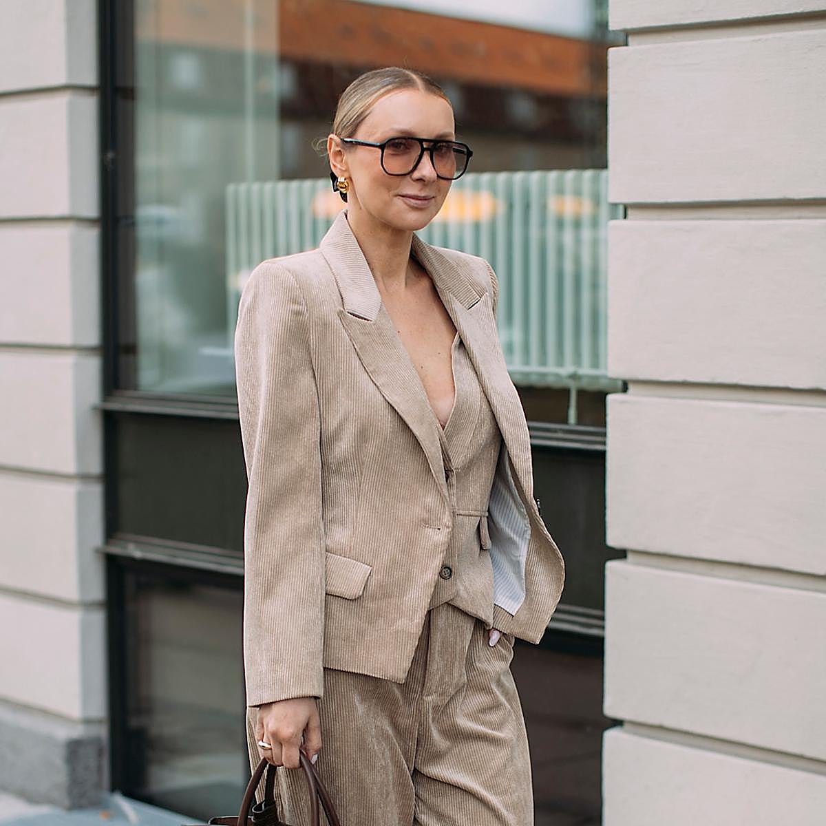 El conjunto de tres piezas siempre triunfa.