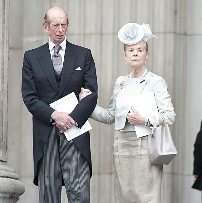 Los duques de Kent, un matrimonio unido hasta el final.