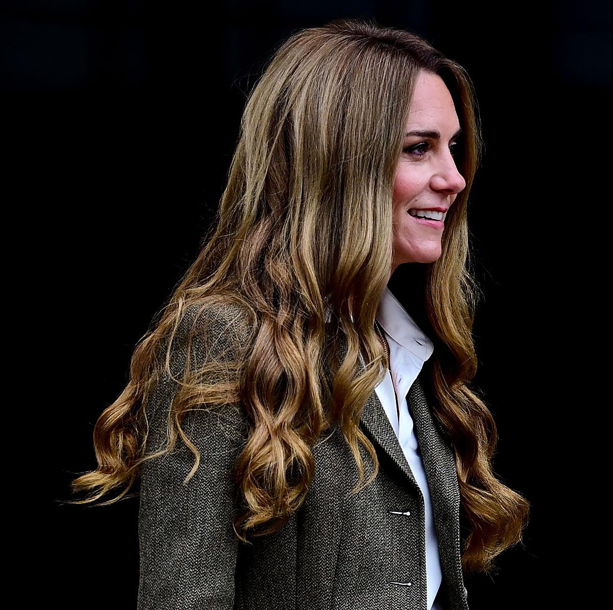 Kate Middleton con su nuevo cambio de look.