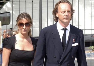 Pablo Hohenlohe y su esposa, María de la Luz del Prado Muguiro.