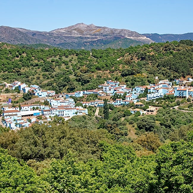 En todos estos años, Júzcar ha estado pintado en distintas tonalidades de azul.