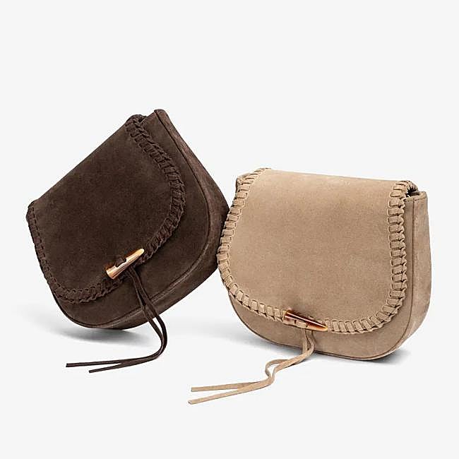 Bolso marrón de Unisa, 135,99 euros.