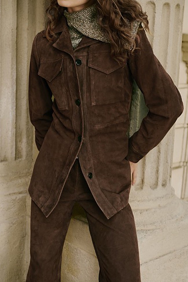 Chaqueta de ante de Mango (249 euros)