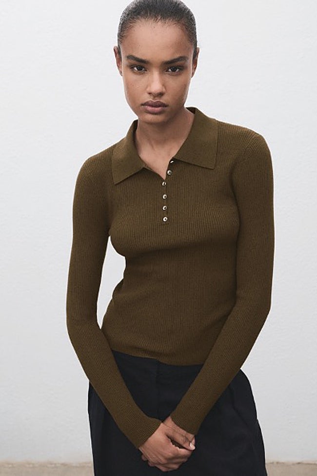 Jersey de canalé de Mango (39,99 euros)