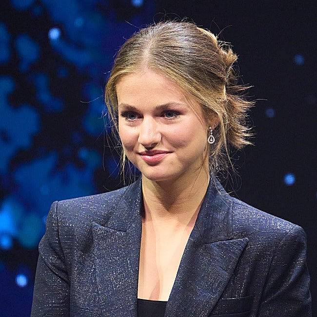 Leonor durante la gala de los últimos Premios Princesa de Girona.