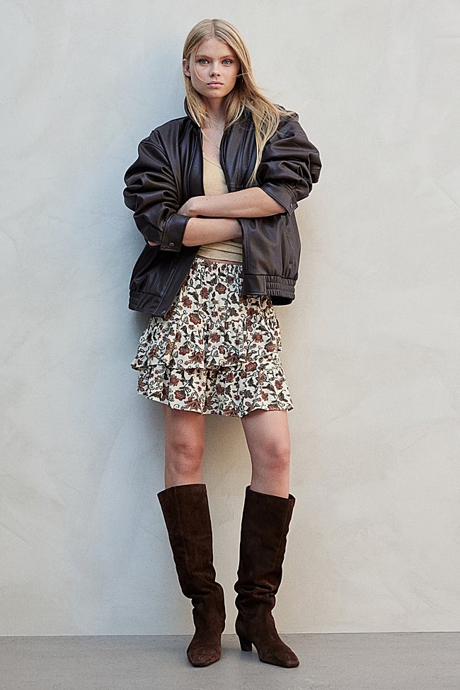 Falda con estampado de flores de H&M (2,95 euros)