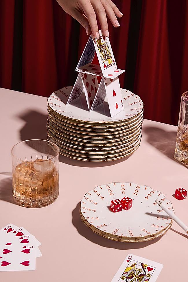 Vajilla Coral Marbella, de Molecot.