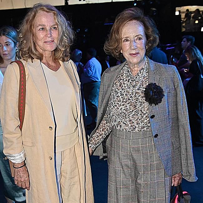 Victoria de Figueroa y María Suelves, en la Madrid Fashion Week de 2023.