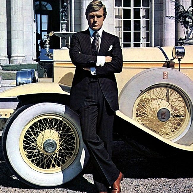 Robert Redford en El gran Gatsby.