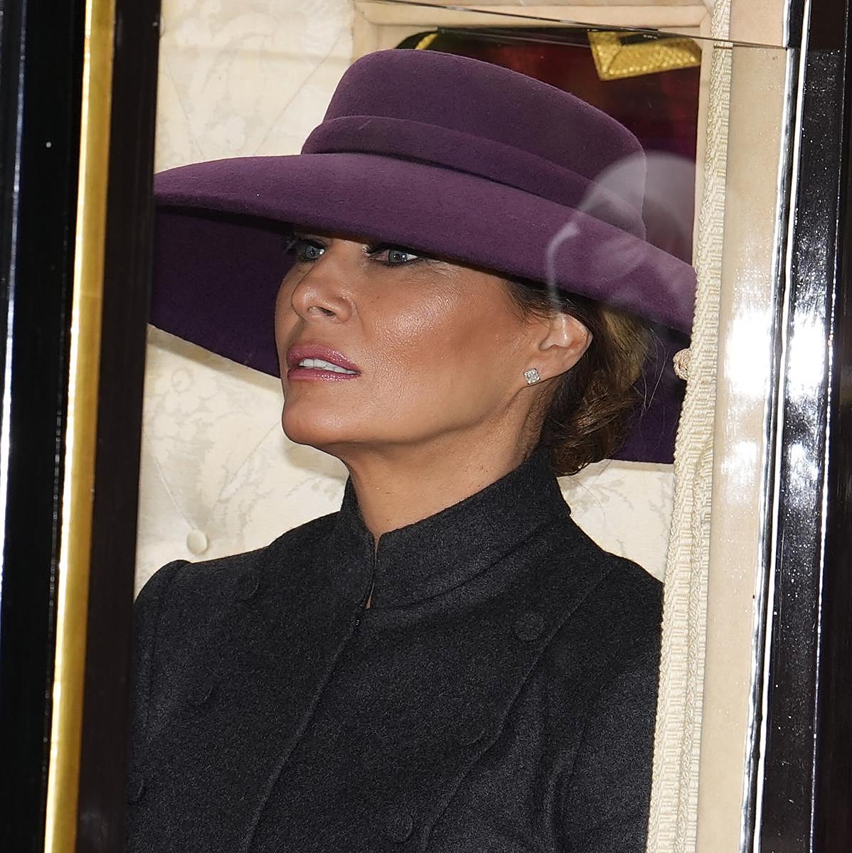 Melania Trump en Inglaterra.