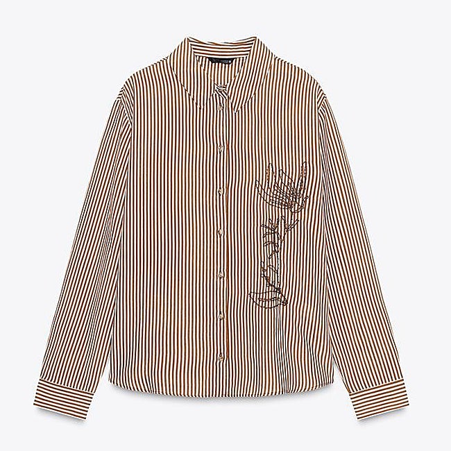 Camisa de rayas de Zara (29,99 euros)