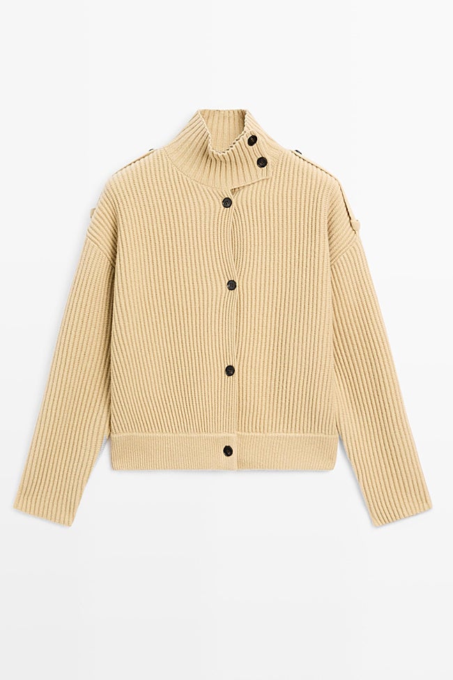 Chaqueta de punto de Massimo Dutti (99,95 euros)