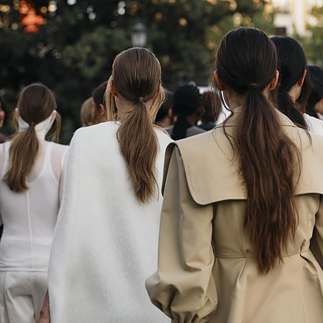 La coleta baja del desfile inaugural de Madrid es Moda.