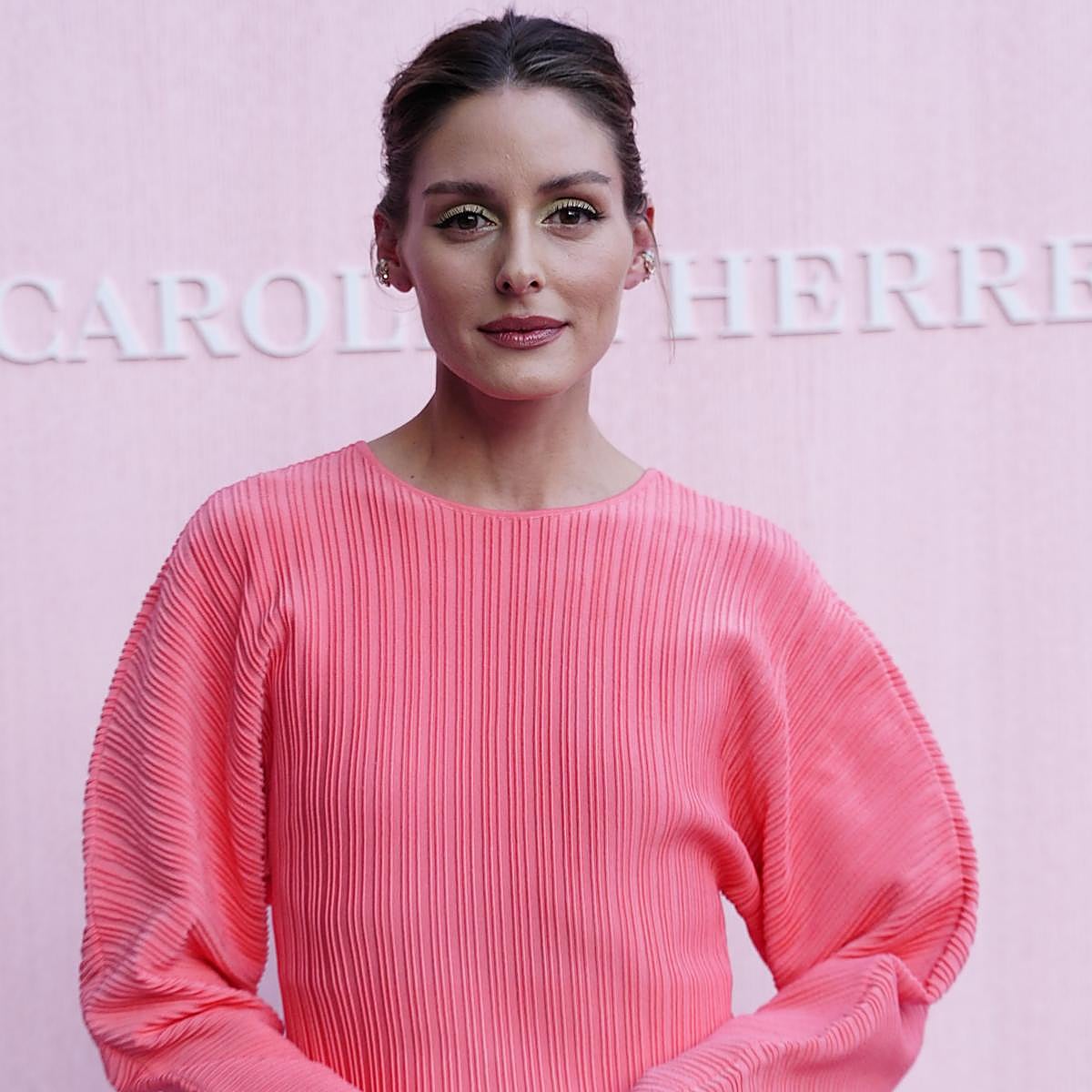 Olivia Palermo en el desfile de Carolina Herrera en Madrid
