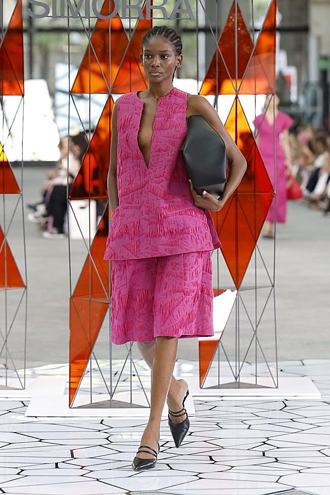 Look del desfile de Simorra.