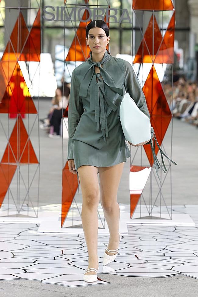 Look del desfile de Simorra.