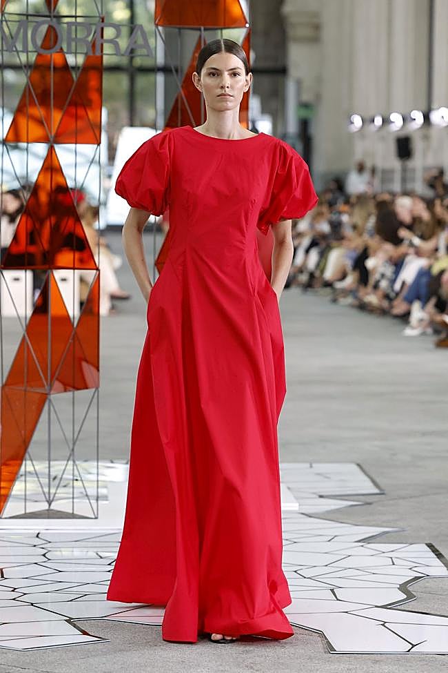 Look del desfile de Simorra.