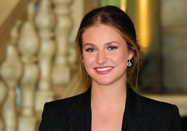 Leonor, el pasado 23 de julio, en el Liceo de Barcelona, donde tuvieron lugar los Premios Princesa de Girona, que presidió.