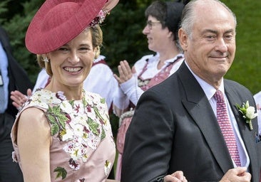 Sofía de Baviera durante la boda de su hija María Carolina y Leopoldo Maduro Vollmer.