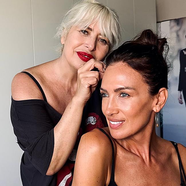 Pilar Lucas y Nieves Álvarez.