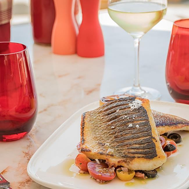 Uno de los platos de la rica gastonomías del Amù Beach Club.