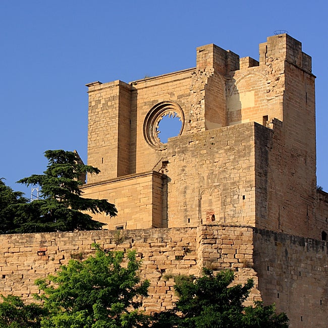 Las ruinas de la iglesia de San Pedro, también en la agenda de la familia real.