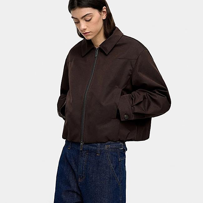 Bomber de piel de Massimo Dutti, 99,95 euros.