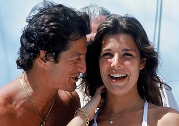 Carolina de Mónaco y el empresario Philippe Junot en 1978.