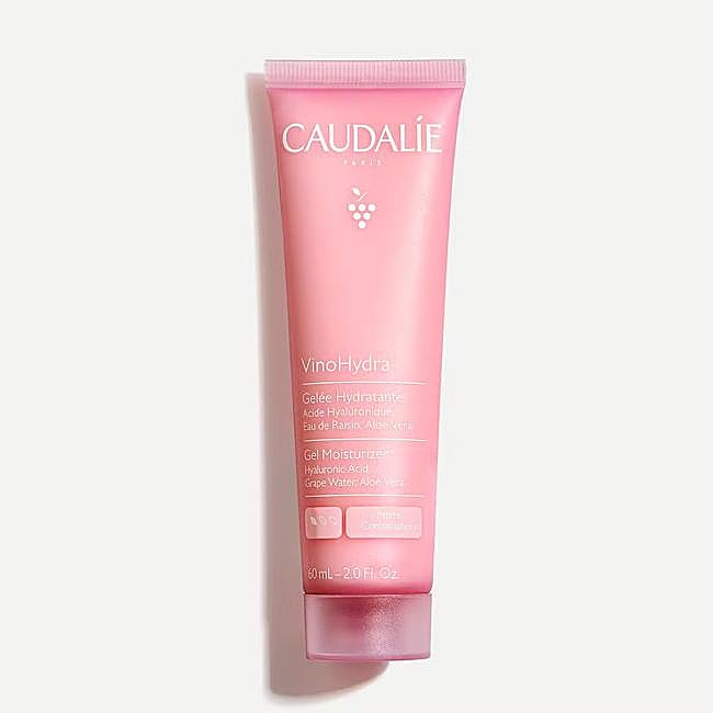 Gelcream Hidratante Ácido hialurónico + Aloe Vera VinoHydra, de Caudalie. Precio: 17.91 euros.