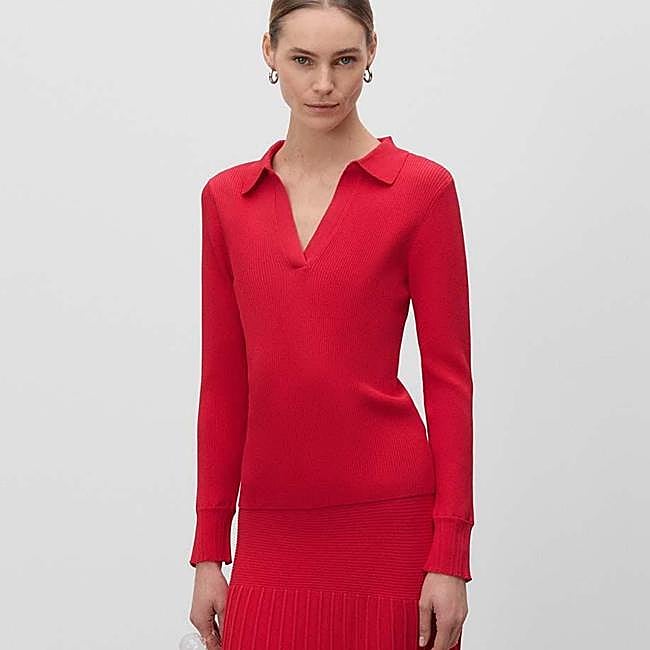 Jersey rojo de Simorra, 55 euros.