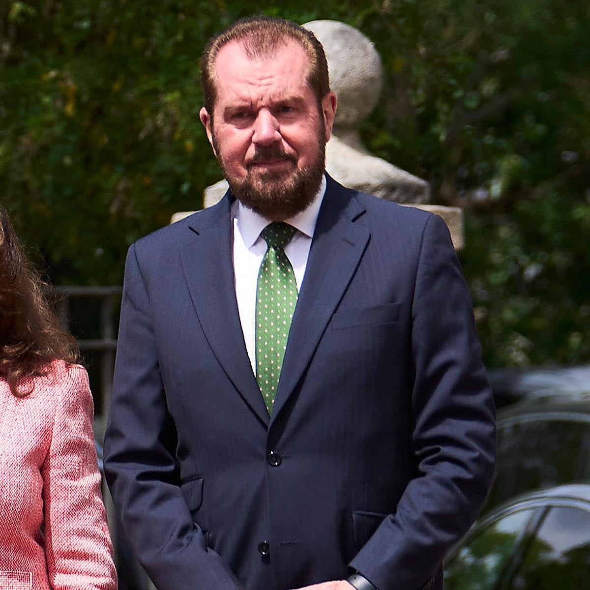 Jesús Ortiz, en la confirmación de su nieta la princesa Leonor.