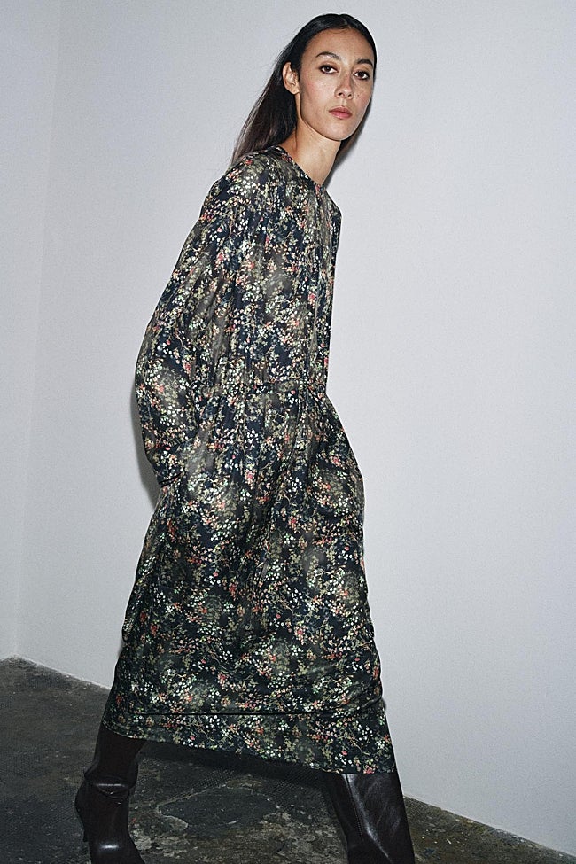 Vestido estampado de Zara (39,99 euros)