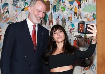 El selfie de Felipe VI y Aitana.