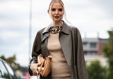 Un look con vestido de punto.